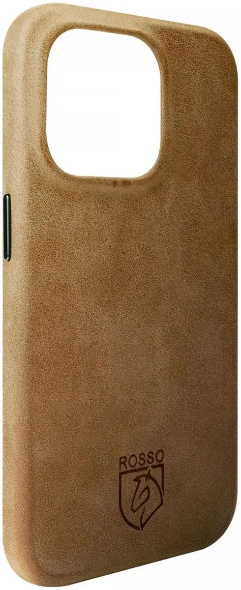 Rosso Elite Hoesje 185753 - Apple iPhone 15 Pro - Lichtbruin