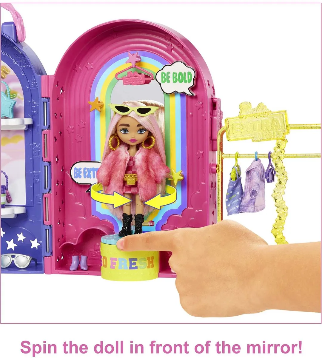 Barbie Extra Mini's Boetiek Speelfigurenset HHN15 - Multicolor - afbeelding 6 van 6