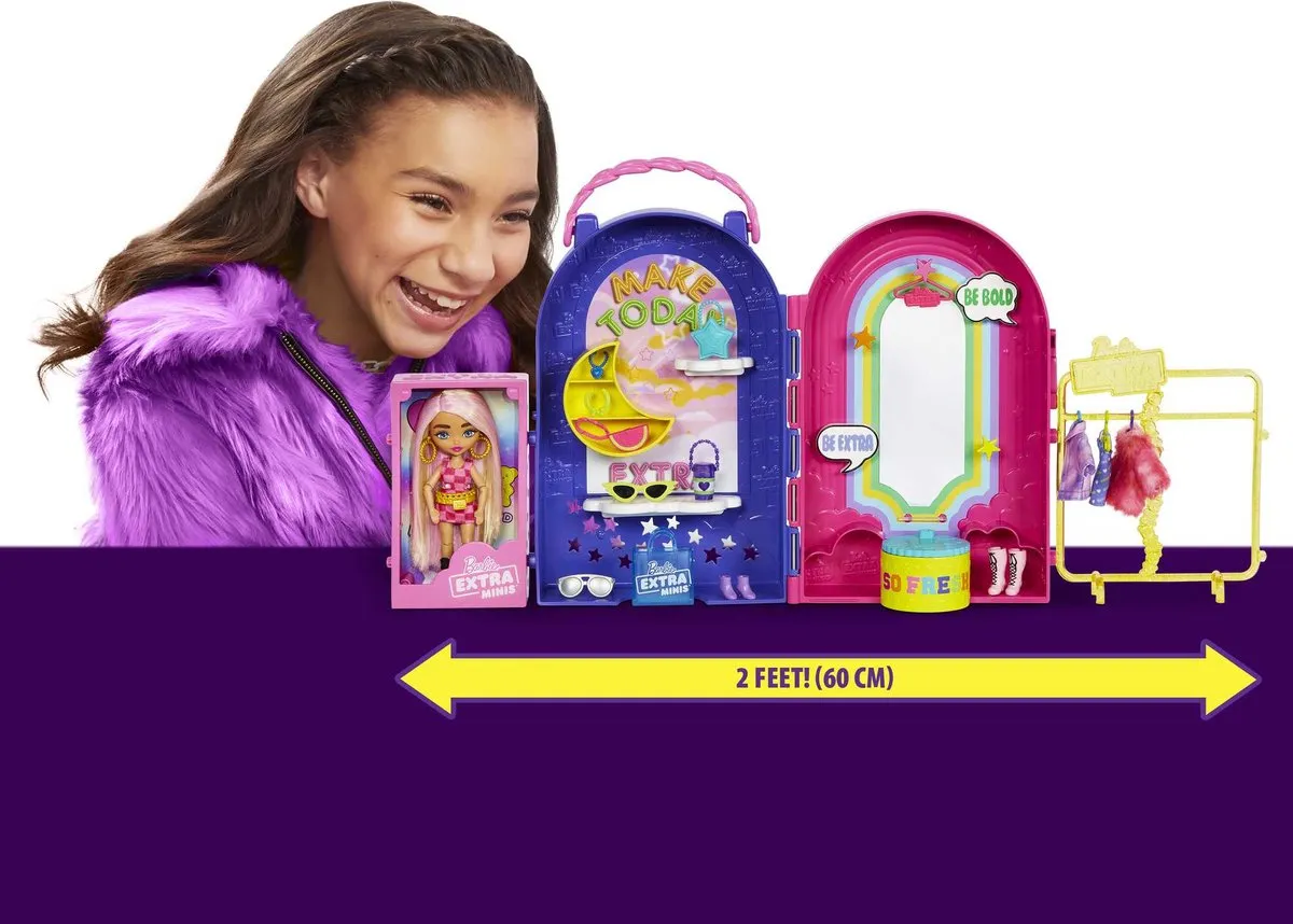 Barbie Extra Mini's Boetiek Speelfigurenset HHN15 - Multicolor