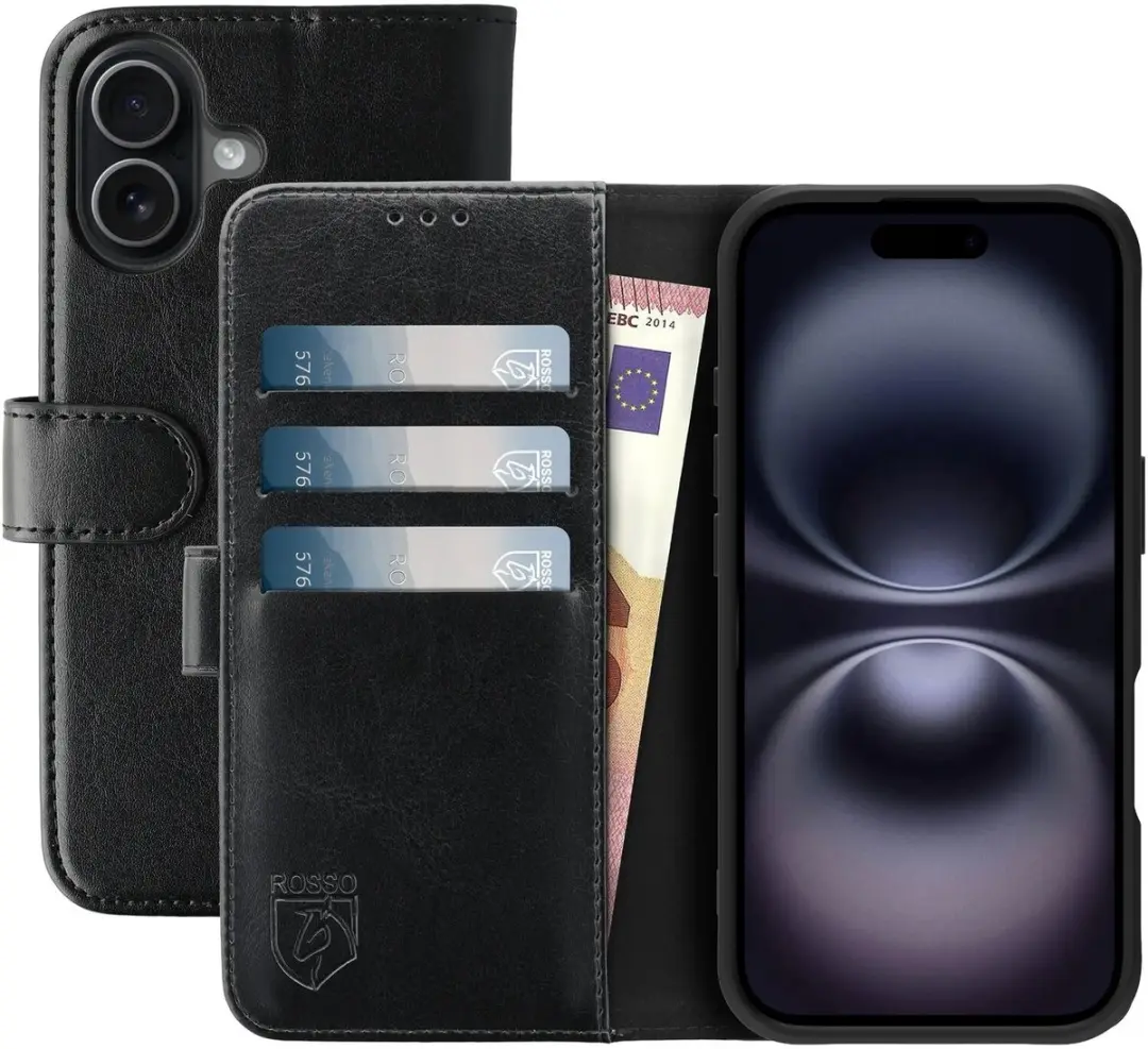 Rosso Element Wallet Book Case iPhone 16