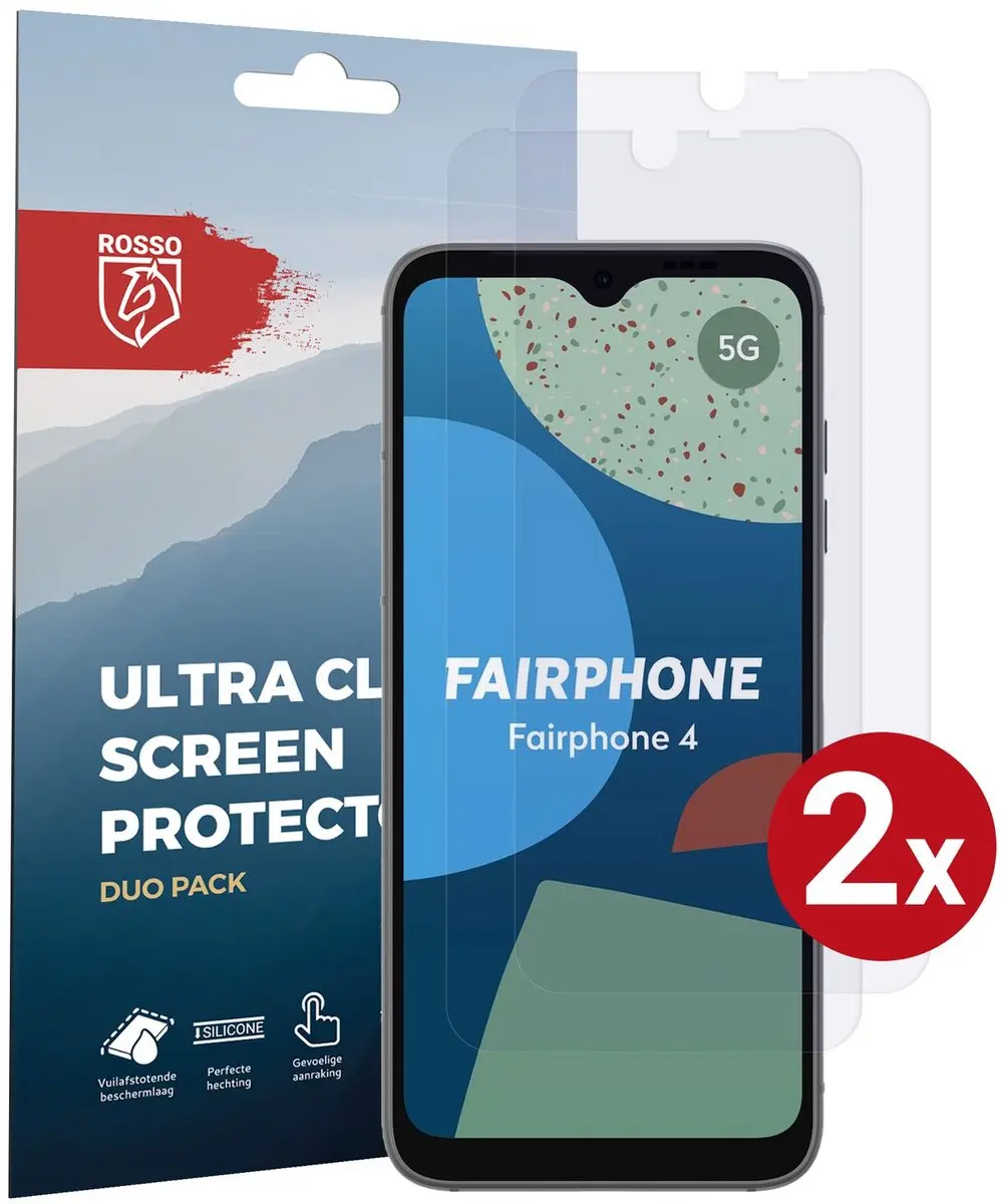 Rosso Screen Protector Geschikt voor FairPhone 4