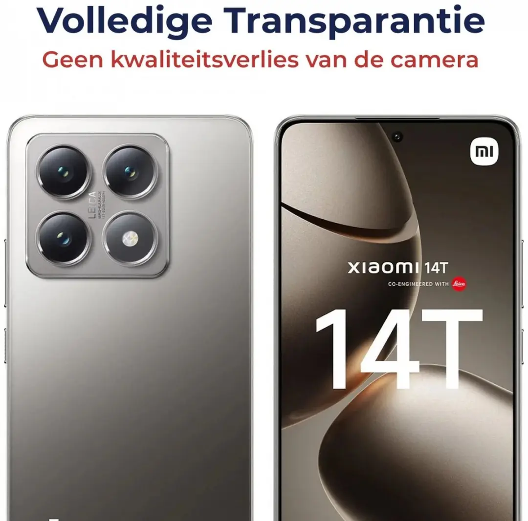 Rosso Camera Protector Xiaomi 14T - Ultra Dun Glas - Transparant