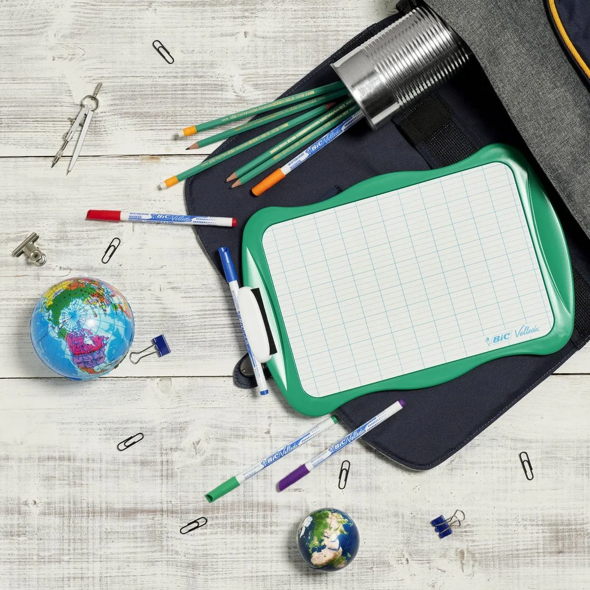 Bic Whiteboard 21x31cm - met stift en wisser - afbeelding 3 van 4