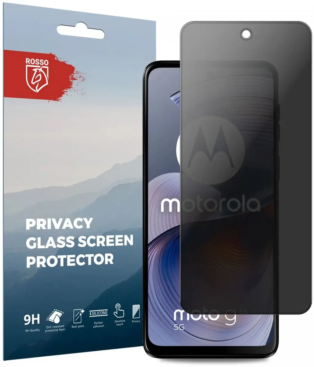 Rosso 9H Privacy Schermbeveiliging Motorola Moto G55