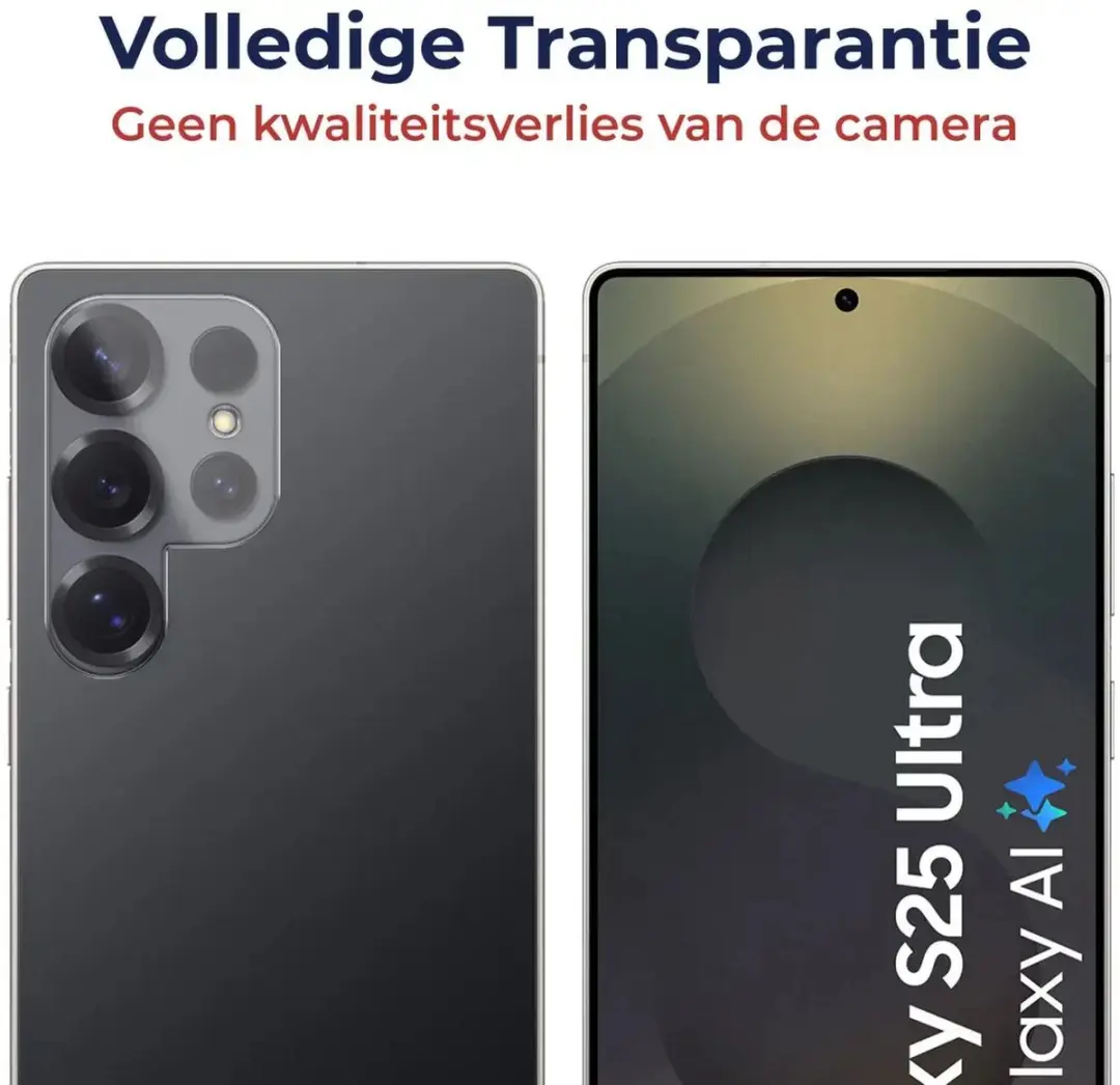 Rosso Camera Protector Samsung Galaxy S25 Ultra - Ultra Dun Glas