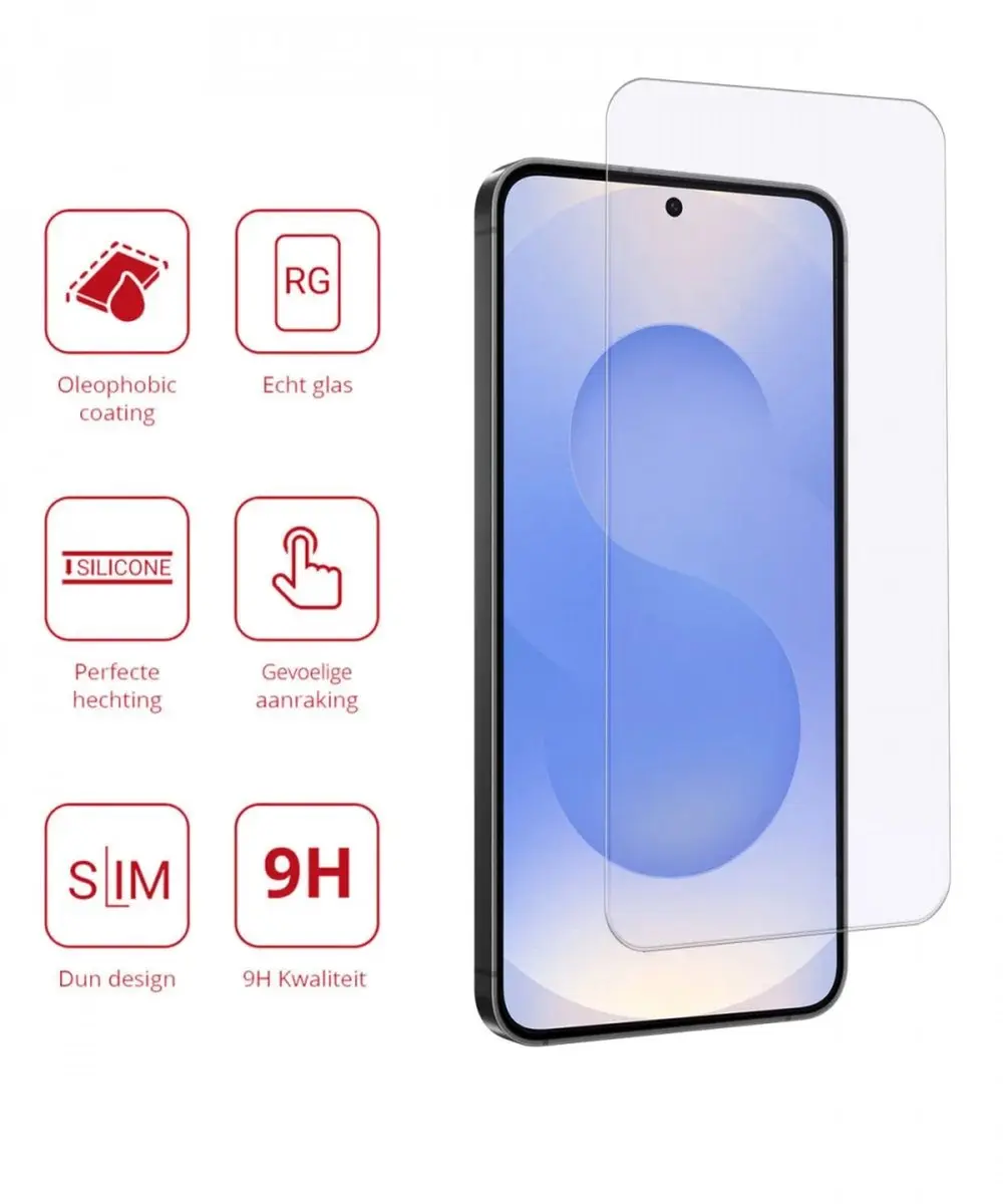 Rosso Screen Protector Samsung Galaxy S25 - 9H Tempered Glass