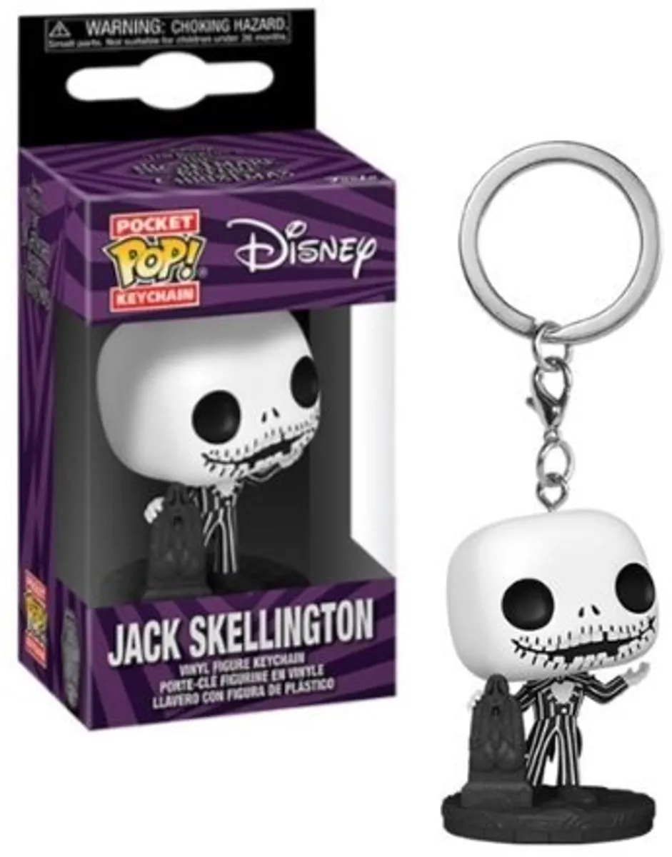 Funko Pocket Pop! Keychain Jack Skellington - 30th Anniversary - Veelkleurig