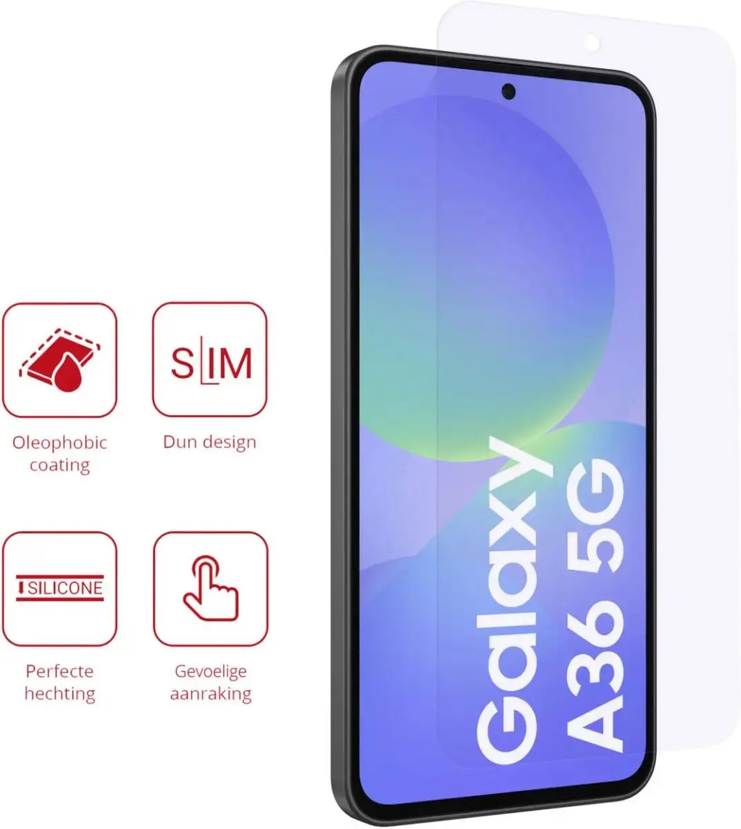 Rosso Screen Protector Samsung Galaxy A36 - 2 Stuks