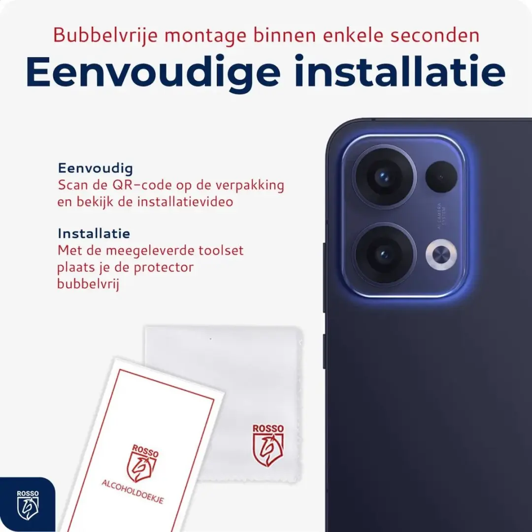 Rosso Camera Protector Oppo Reno 13 - Ultra Dun Glas - Transparant
