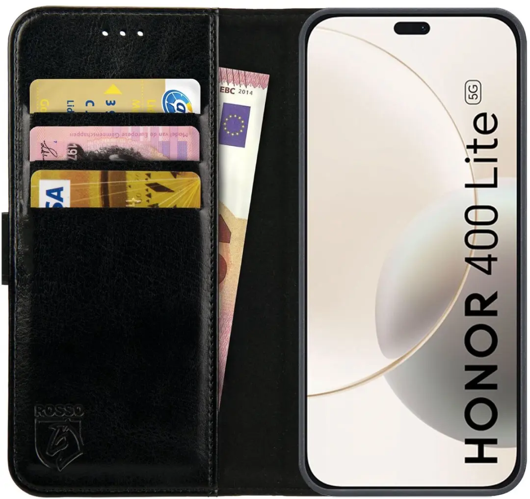 Rosso Element Wallet Book Case Honor 400 Lite