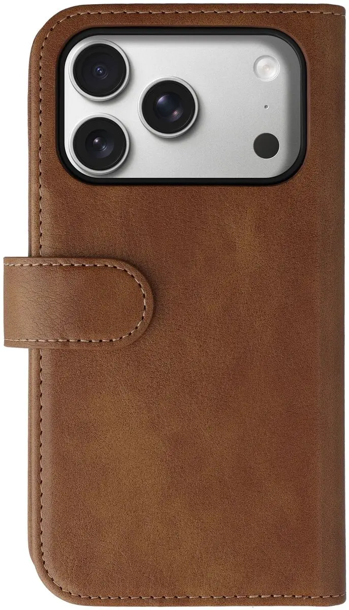 Rosso Element 218709 Hoesje iPhone 17 Pro - 3 Pasjes - Bruin