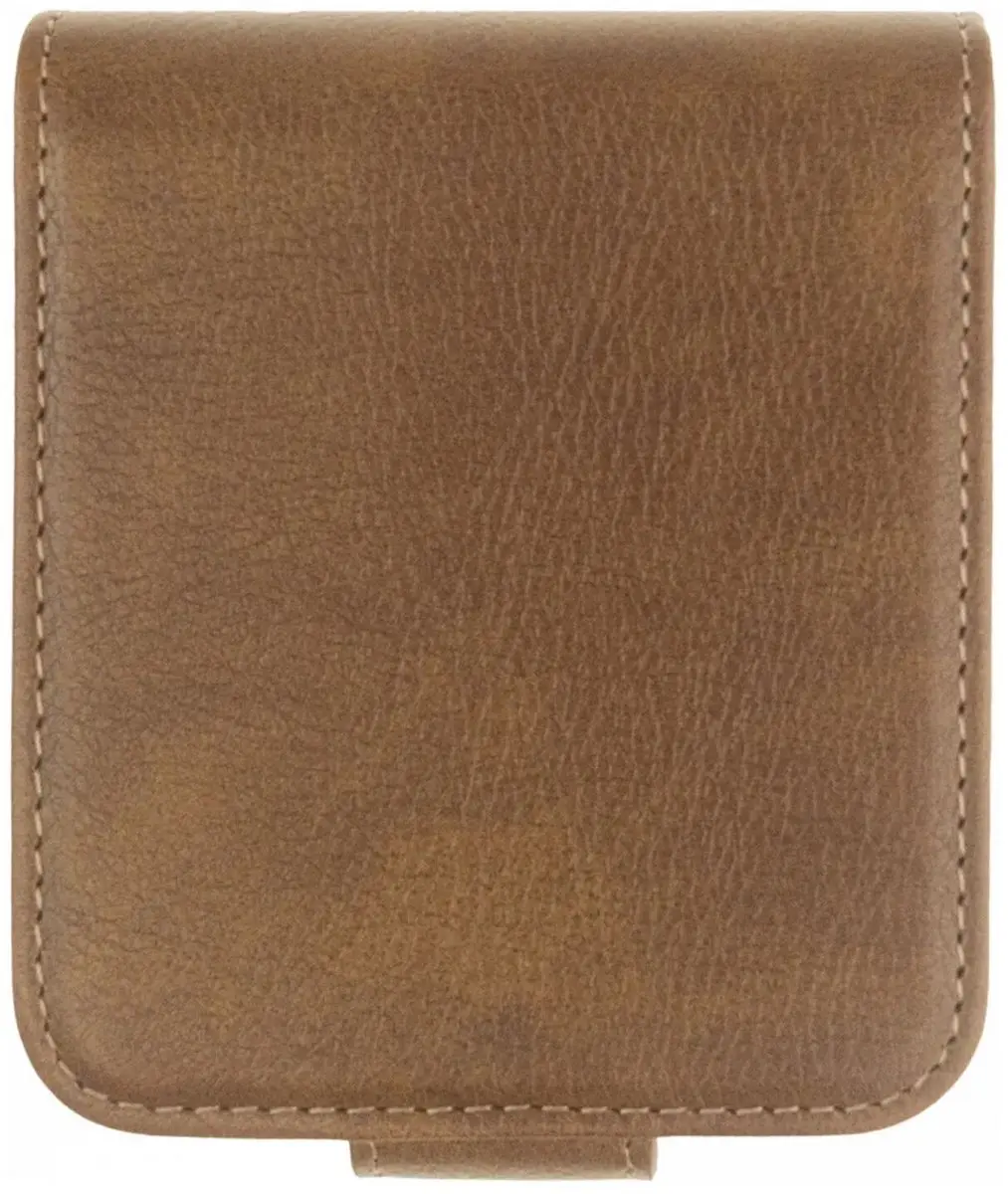 Rosso Deluxe Echt Leer Hoesje 217044 - Samsung Galaxy Z Flip 7 - Bruin