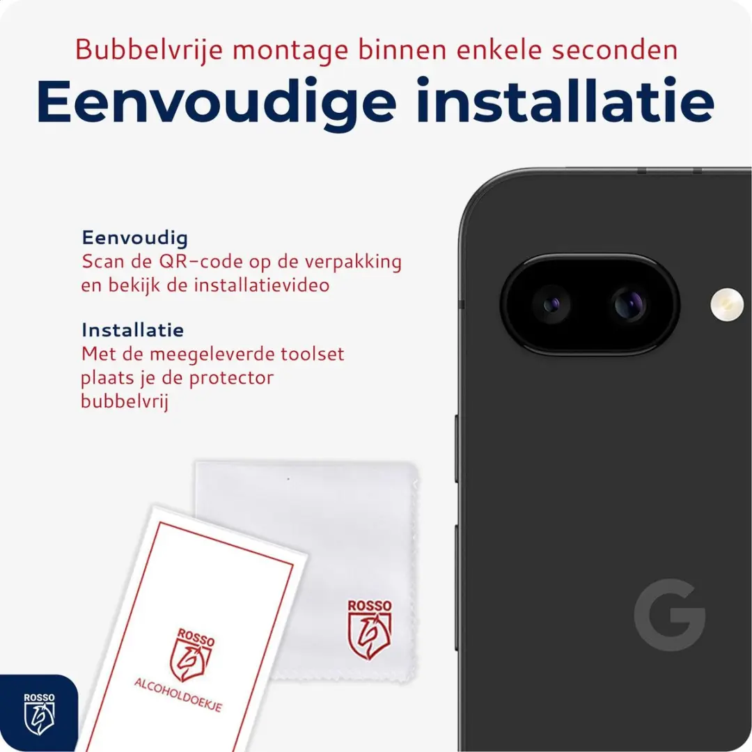 Rosso Camera Protector Google Pixel 10a - Ultra Dun Glas - Transparant