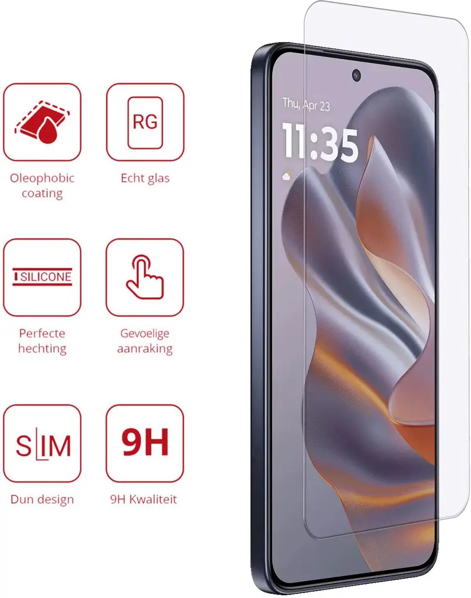 Rosso Screen Protector Motorola Edge 60 Neo - 9H Glasplaatje