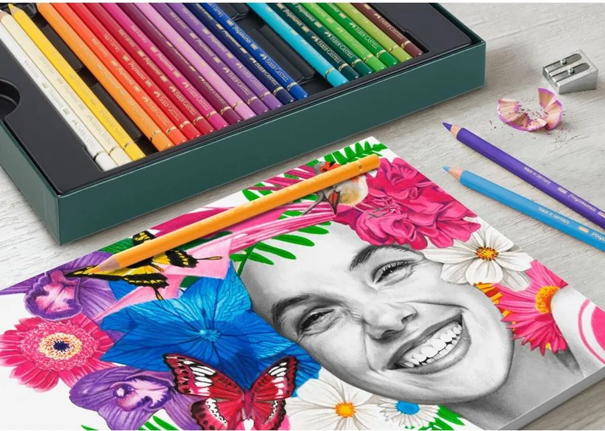 Faber-Castell Polychromos & Pitt Grafiet Mat Tekenset 40-delig - afbeelding 6 van 6