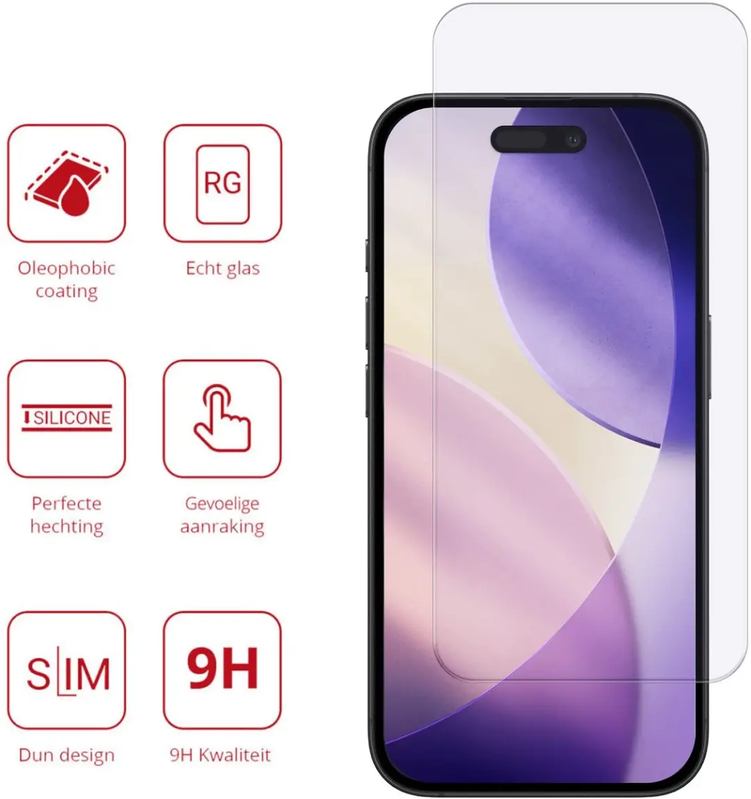 Rosso Screen Protector iPhone 17 Pro Max - 2x 9H Glas - Duo Pack