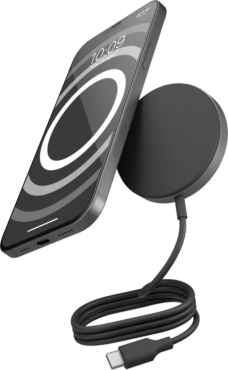 Zens Qi2 Pro ZESC17B Draadloze Oplader - 15W - Zwart