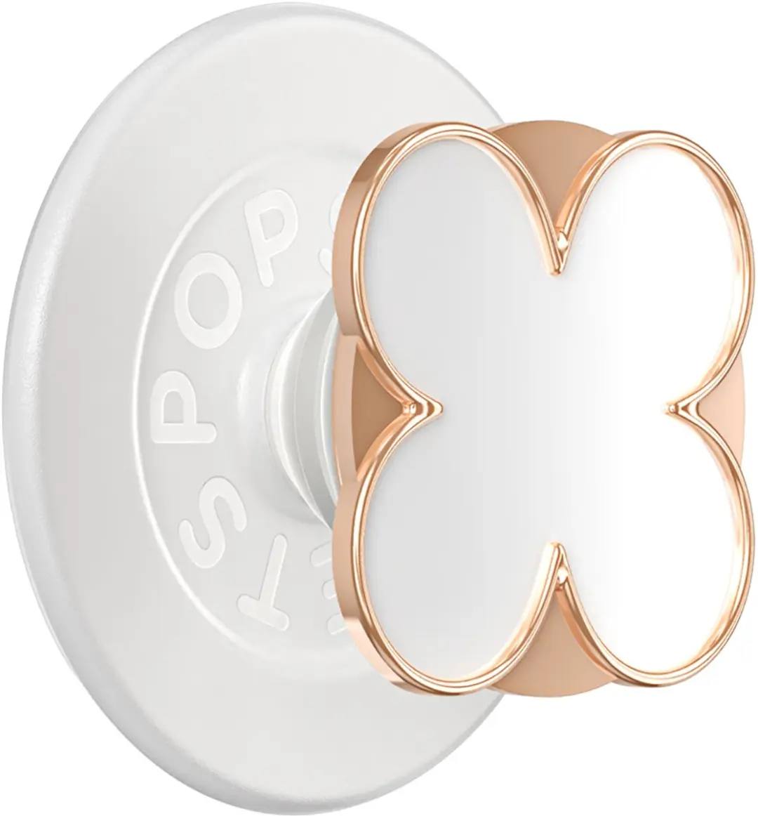 PopSockets, Smartphone PopGrip Premium Enamel Klaver Motief Stevige Bevestiging,