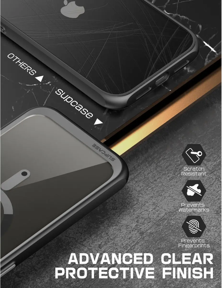 Supcase UB MagSafe Hoesje iPhone 14 Pro - Zwart - afbeelding 6 van 6