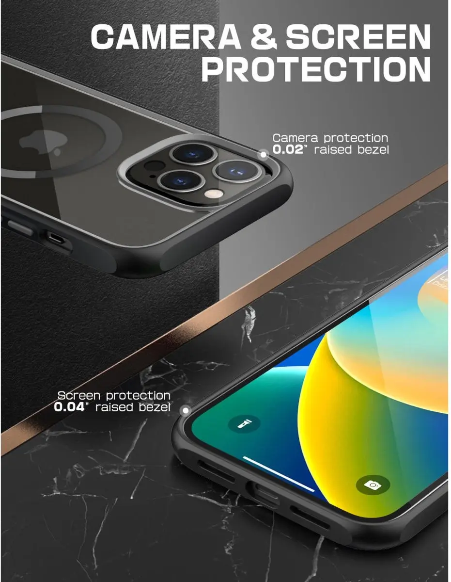 Supcase UB MagSafe Hoesje iPhone 14 Pro - Zwart
