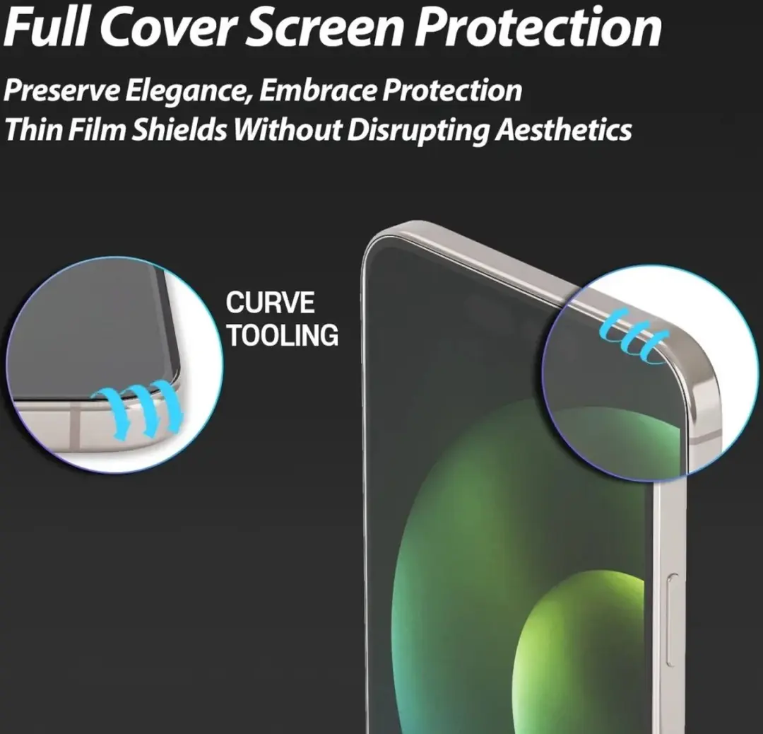 Whitestone iPhone 15/16 Plus UV Screen Protector - 2 Stuks