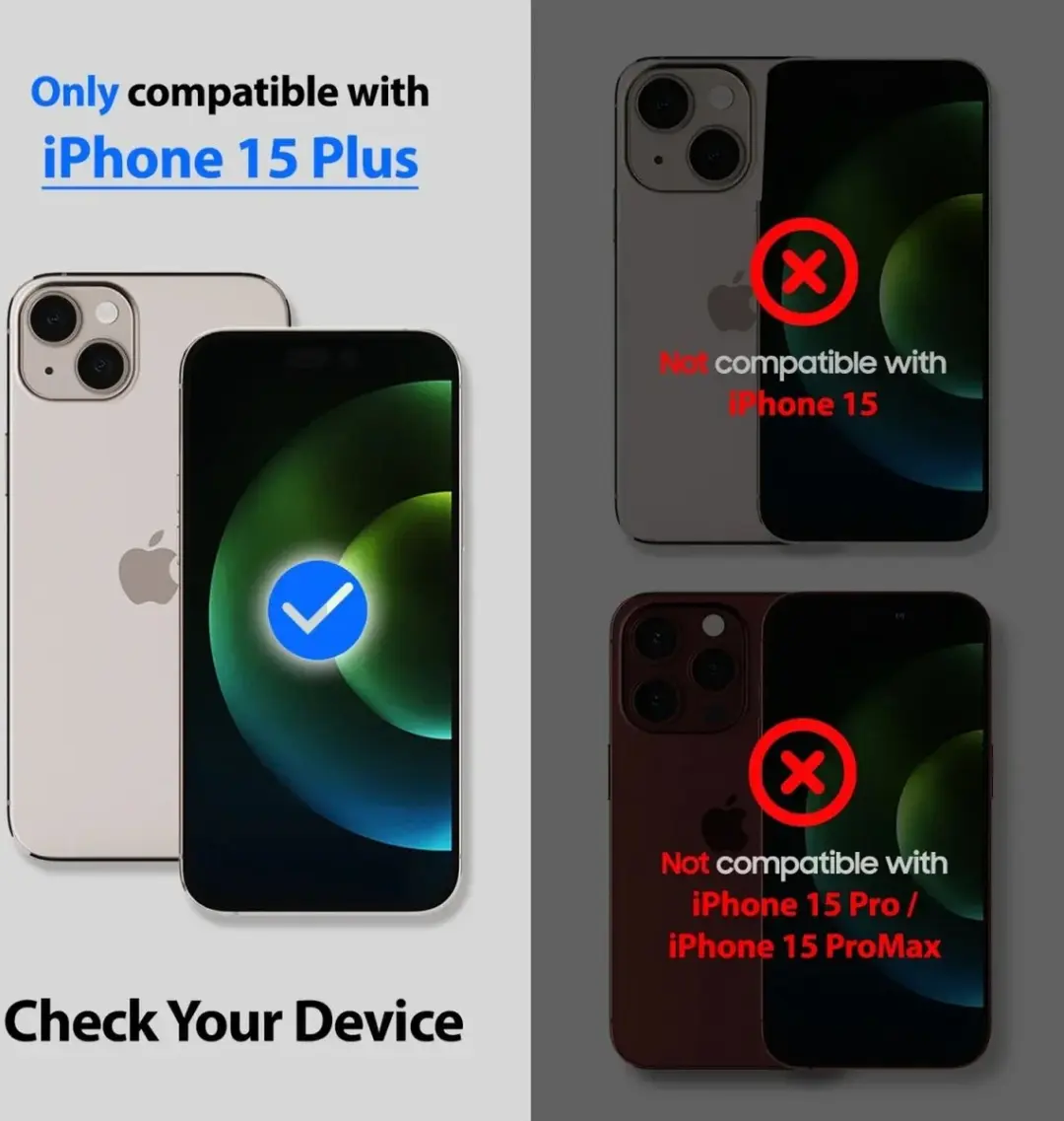 Whitestone iPhone 15/16 Plus UV Screen Protector - 2 Stuks