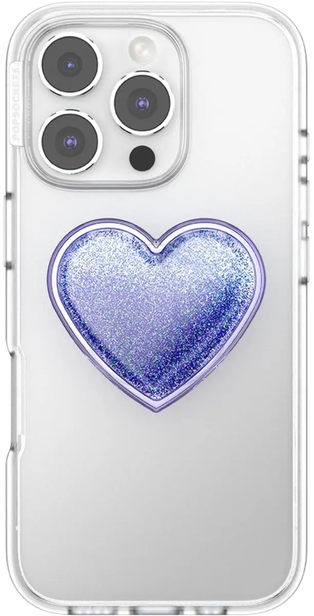 PopSockets PopTop Tidepool Heart Lavender - Telefoonbutton