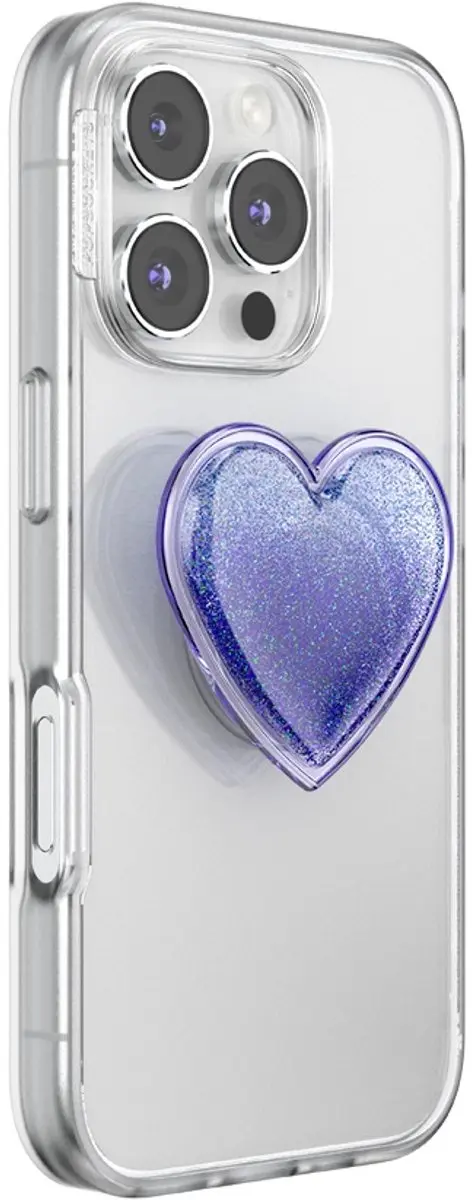 PopSockets PopTop Tidepool Heart Lavender - Telefoonbutton - afbeelding 6 van 6
