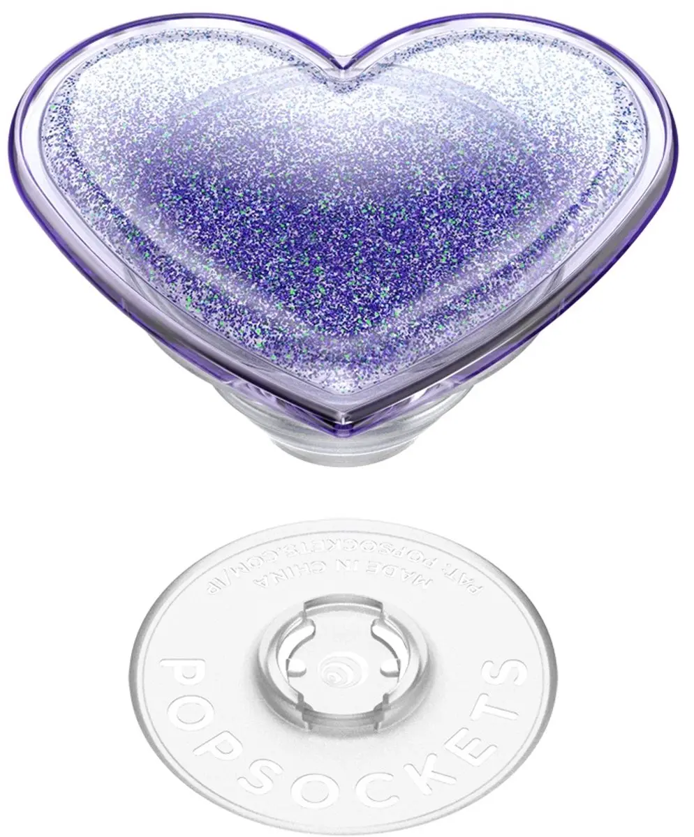 PopSockets PopTop Tidepool Heart Lavender - Telefoonbutton