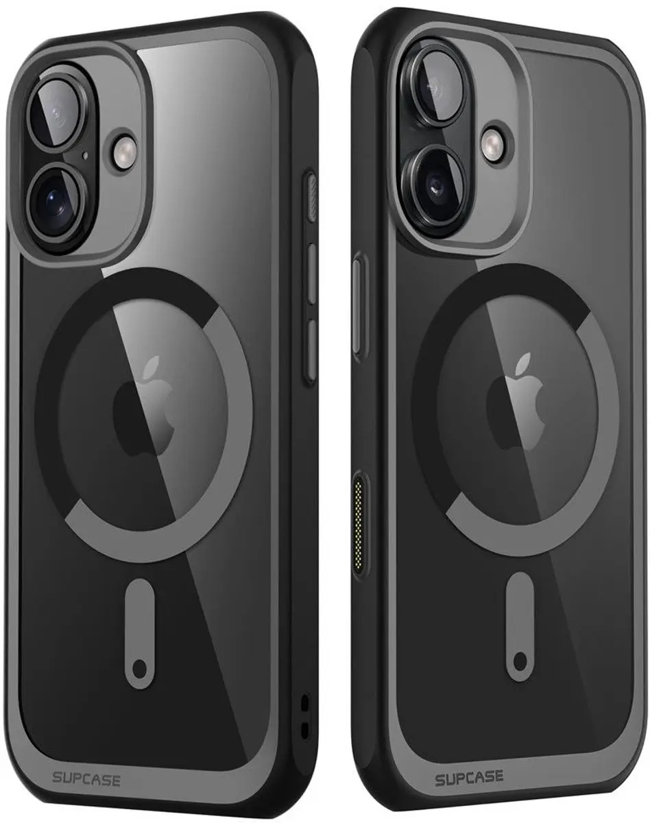 Supcase UB 12024 iPhone 16 Hoesje - MagSafe - Zwart