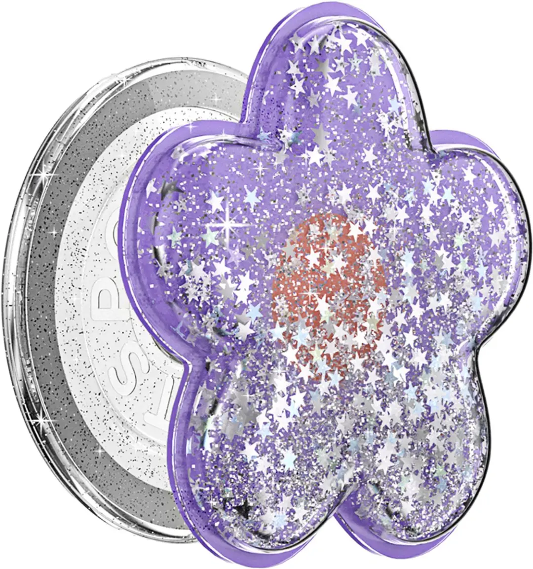 PopSockets, Smartphone PopGrip Premium MagSafe Glitter Ster Effect, Lavendel
