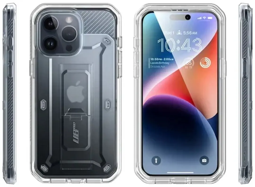 Supcase Unicorn Beetle Pro Hoesje iPhone 15 Pro Max - Transparant