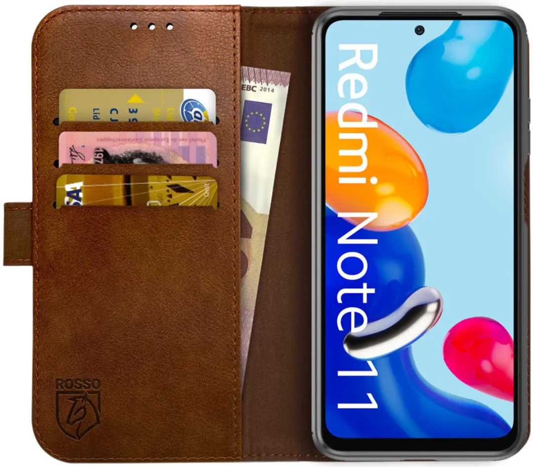 Rosso Element Xiaomi Redmi Note 11/11S Hoesje - Bruin