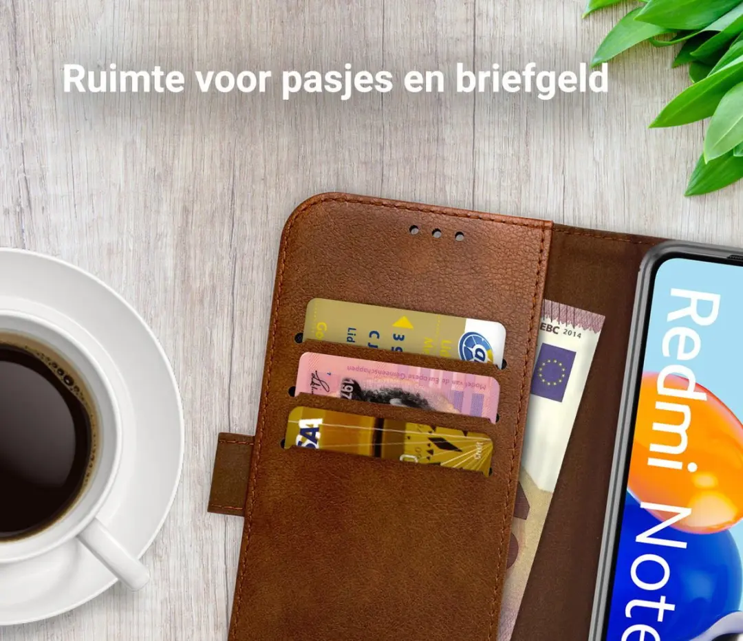 Rosso Element Xiaomi Redmi Note 11/11S Hoesje - Bruin