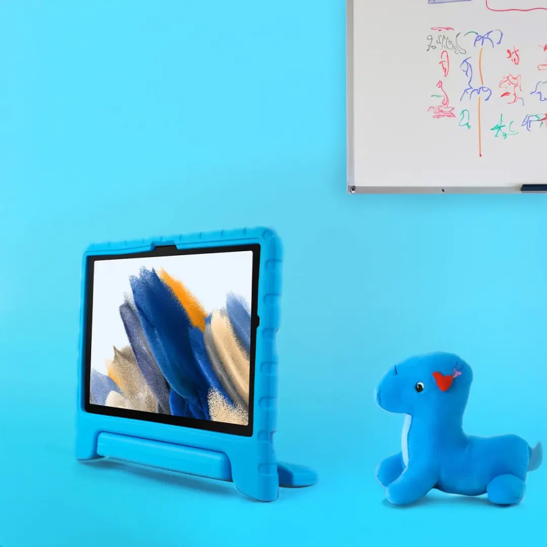HappyCase Kinder Tablethoes Samsung Galaxy Tab A8 2021 - Blauw