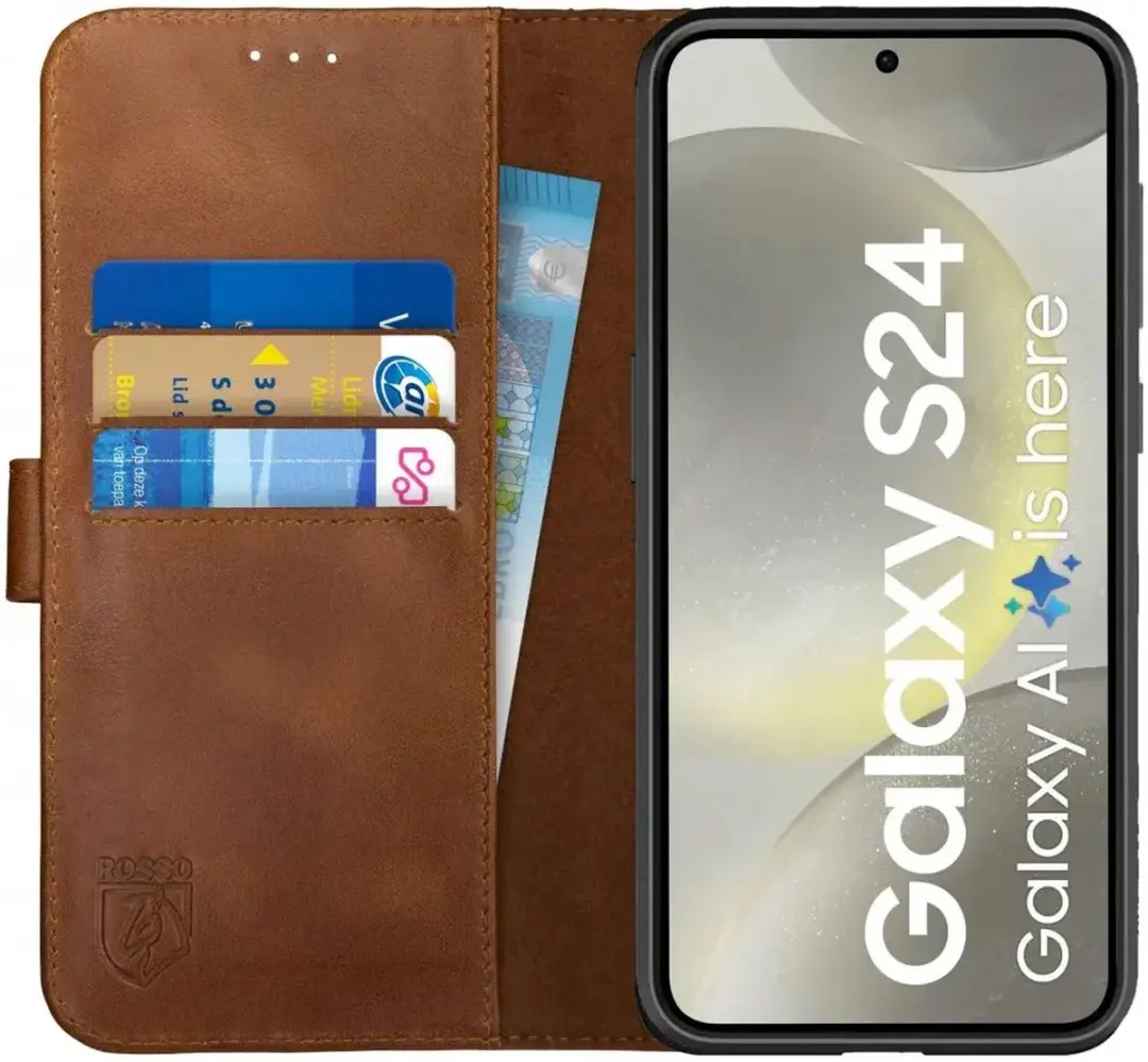 Rosso Deluxe Book Case Samsung Galaxy S24