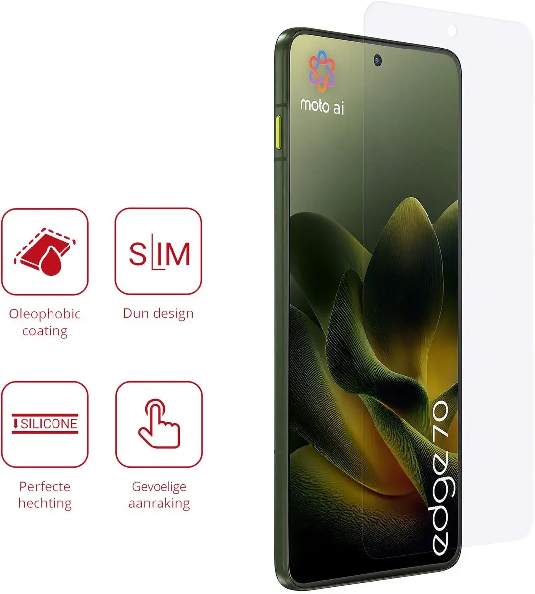 Rosso Screen Protector Motorola Edge 70 - 2 Stuks