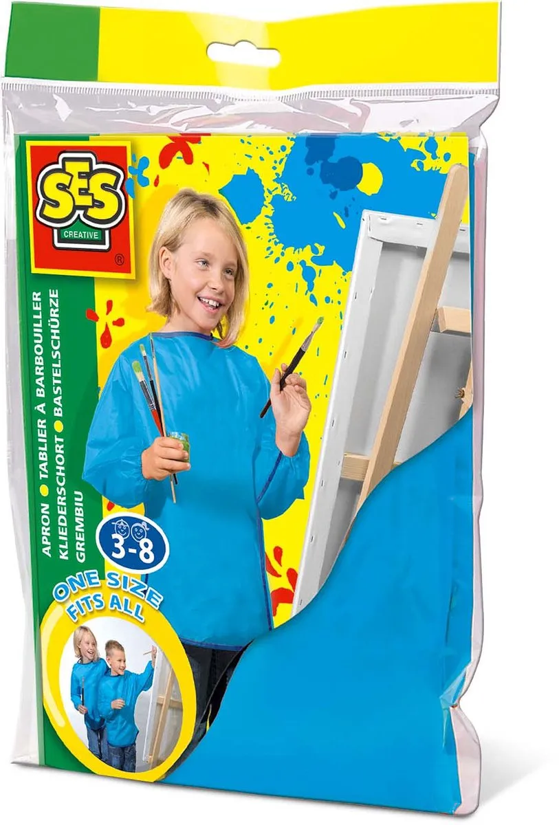 SES Creative Kliederschort - Blauw - One Size