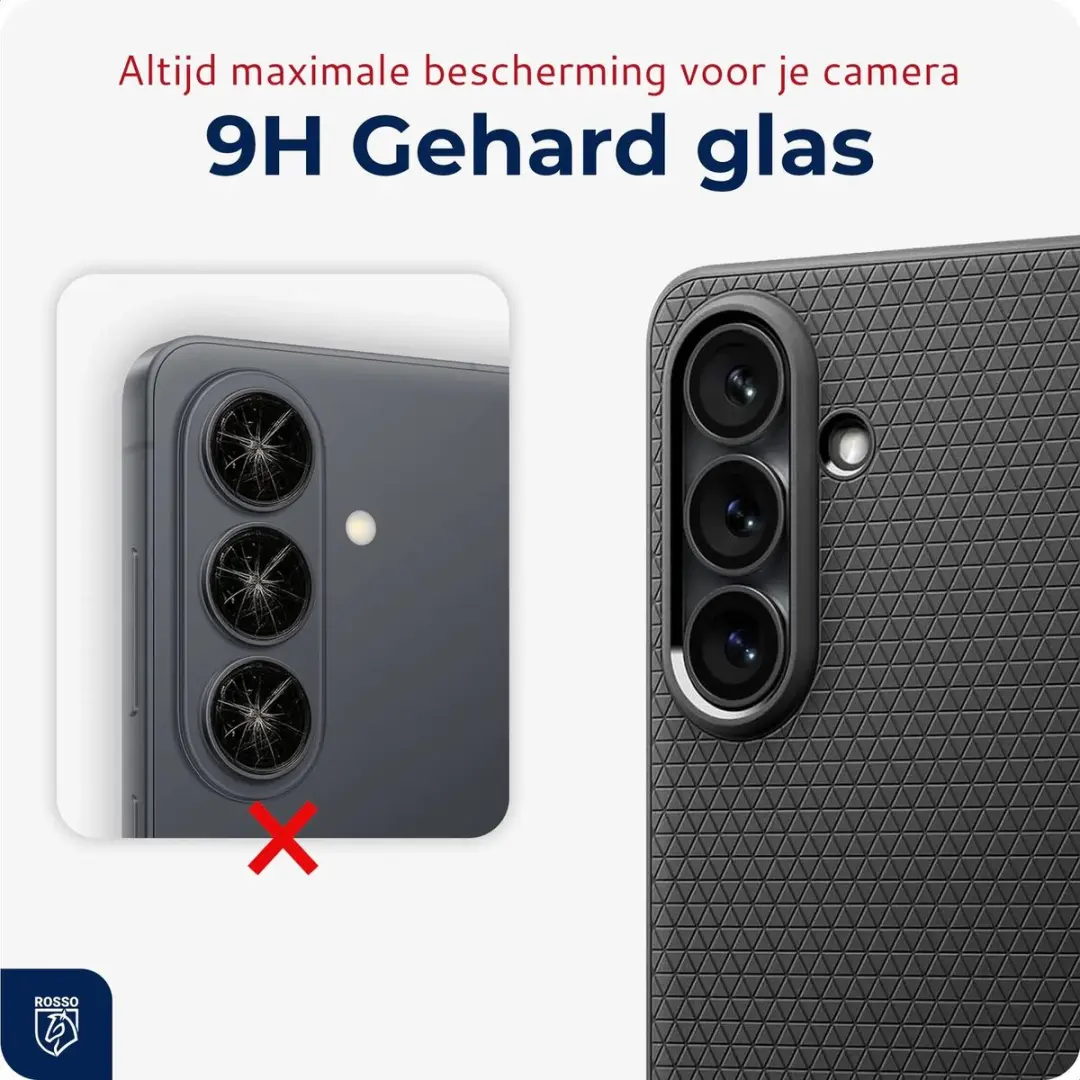 Rosso Camera Frame Protector Samsung Galaxy S26 - 9H Glas - Wit