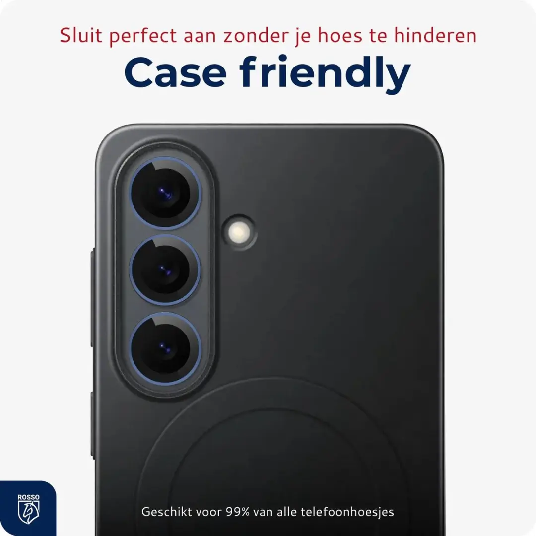 Rosso Camera Frame Protector Samsung Galaxy S26 - 9H Glas - Wit