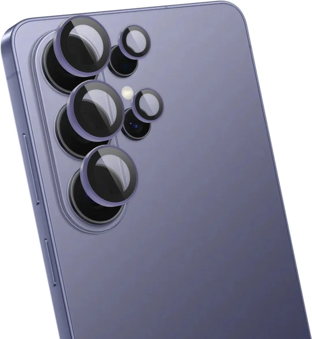 Rosso Camera Frame Protector Samsung Galaxy S26+ - 9H Glas Paars - afbeelding 6 van 6