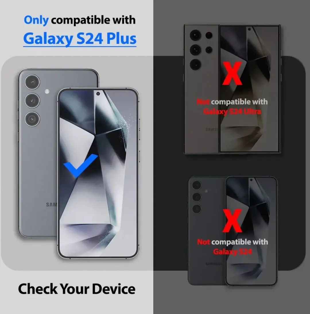Whitestone Dome Glass Samsung Galaxy S24 Plus - 2 Stuks