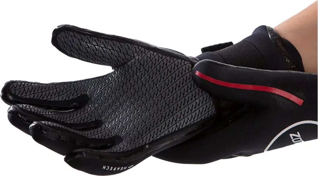 Zone3 Neopreen Warmte Tech Handschoenen NA18UHTG101 - Zwart/Rood - afbeelding 6 van 6