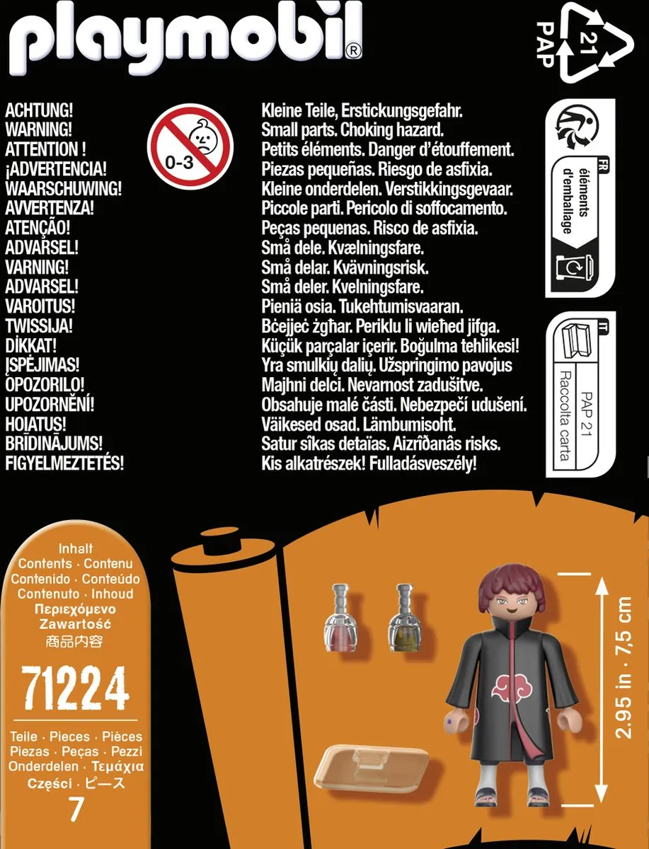 Playmobil Naruto Sasori - 71224 - afbeelding 6 van 6