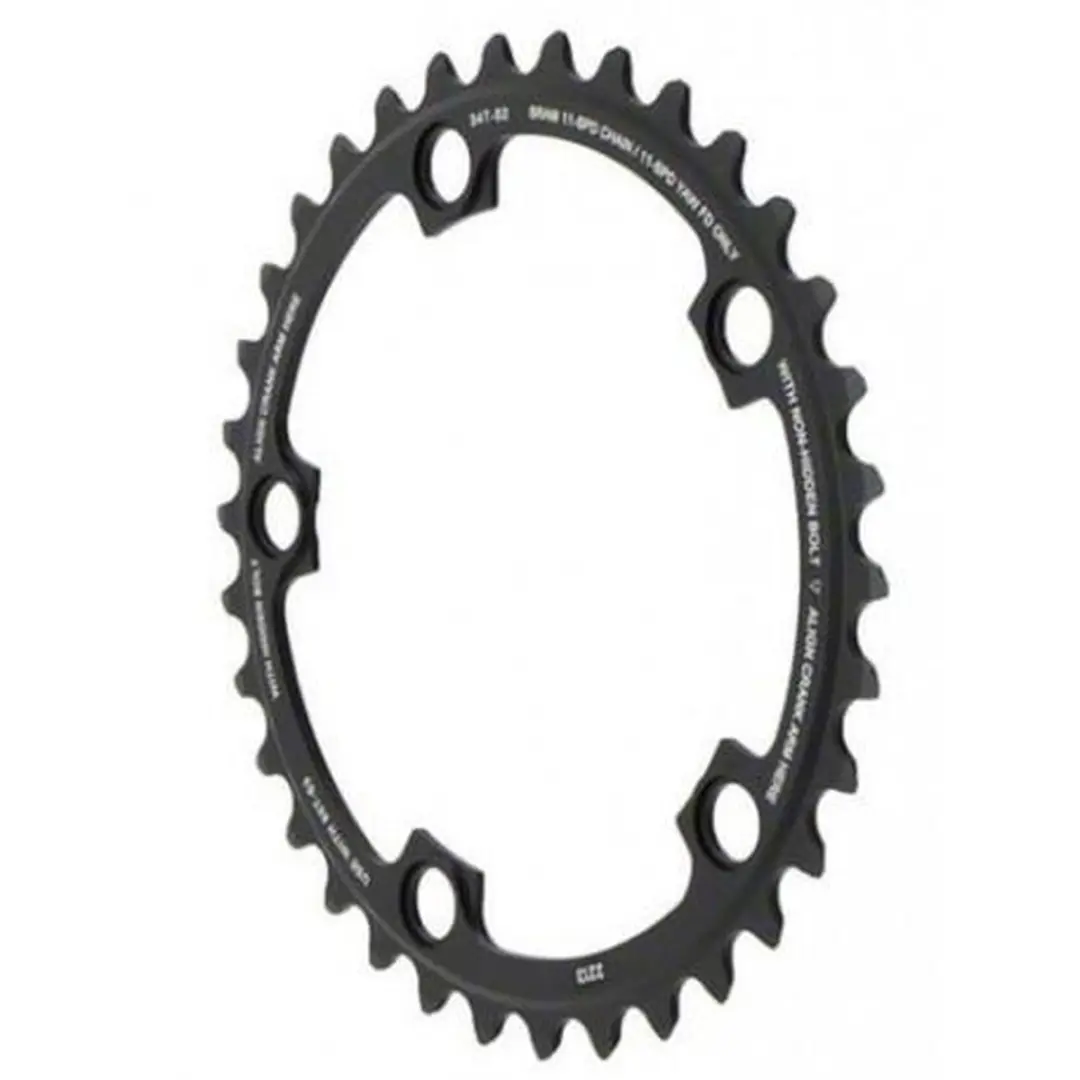 SRAM X-Glide Yaw Chainring 34T - 110mm - Zwart - afbeelding 5 van 6