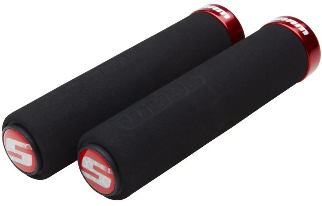 SRAM Locking Foam 129mm Handvatten - Zwart-Rood - afbeelding 3 van 3