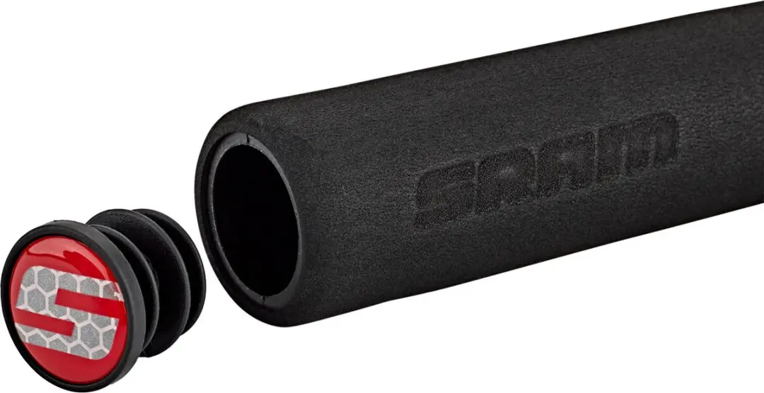 SRAM Locking Foam 129mm Handvatten - Zwart-Rood - afbeelding 2 van 3