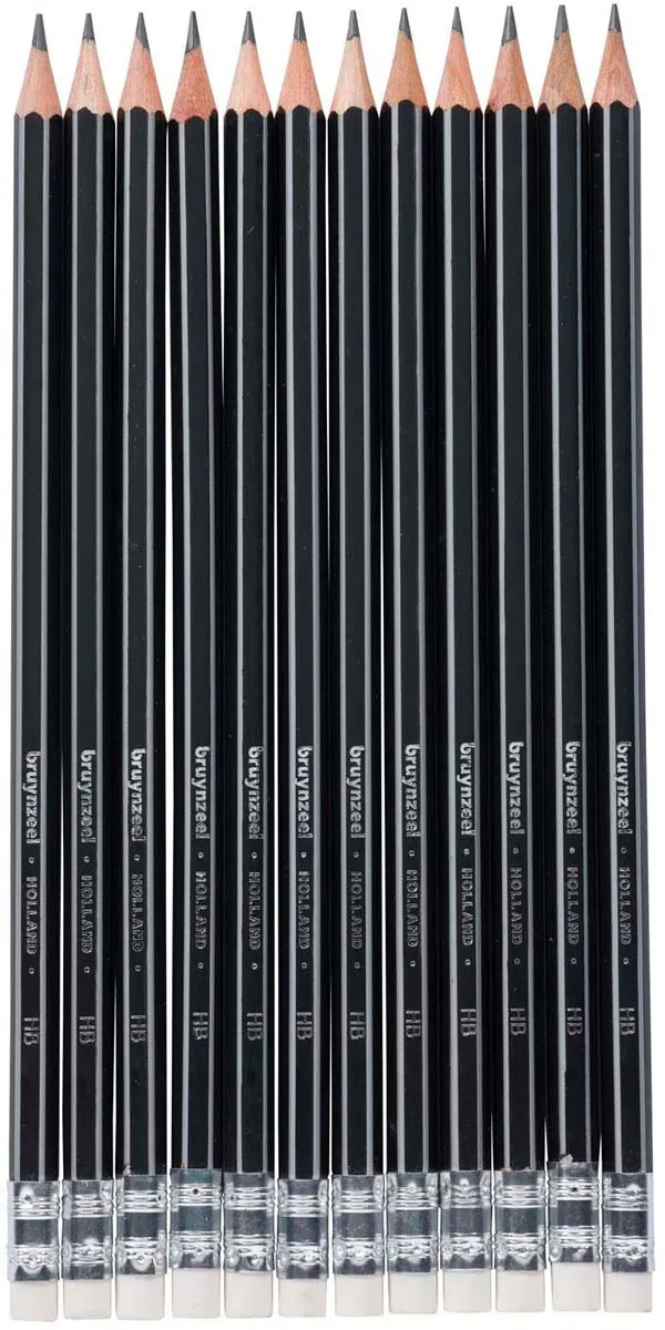 BRUYNZEEL HB Grafietpotlood Set 12 Stuks