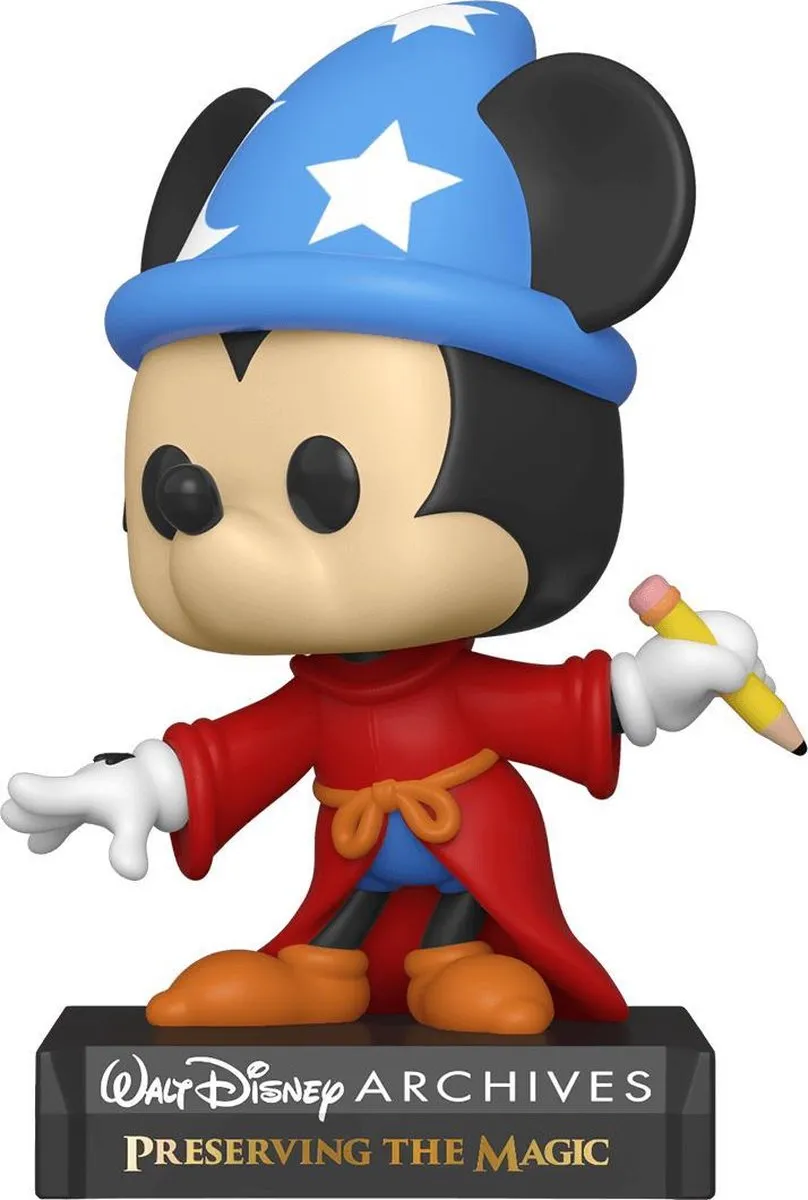 Disney Funko POP! Mickey Mouse Archives Apprentice Mickey 49891 - Verzamelfiguur - 9cm - Multicolours