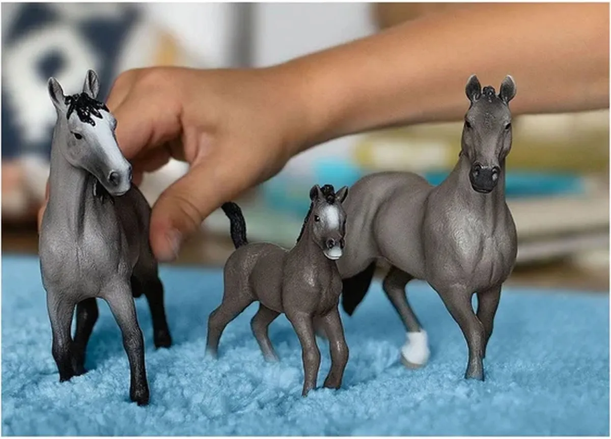 Schleich HORSE CLUB Selle FranÃ§ais Hengst 13956 - Grijs